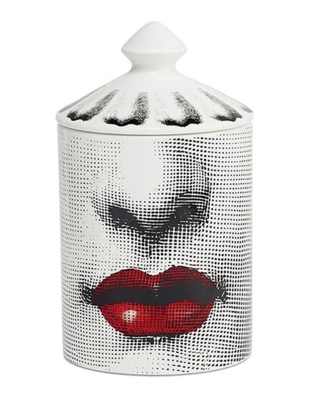 FORNASETTI Bacio Ceramic Candle Holder - Clean - Collector’s Item